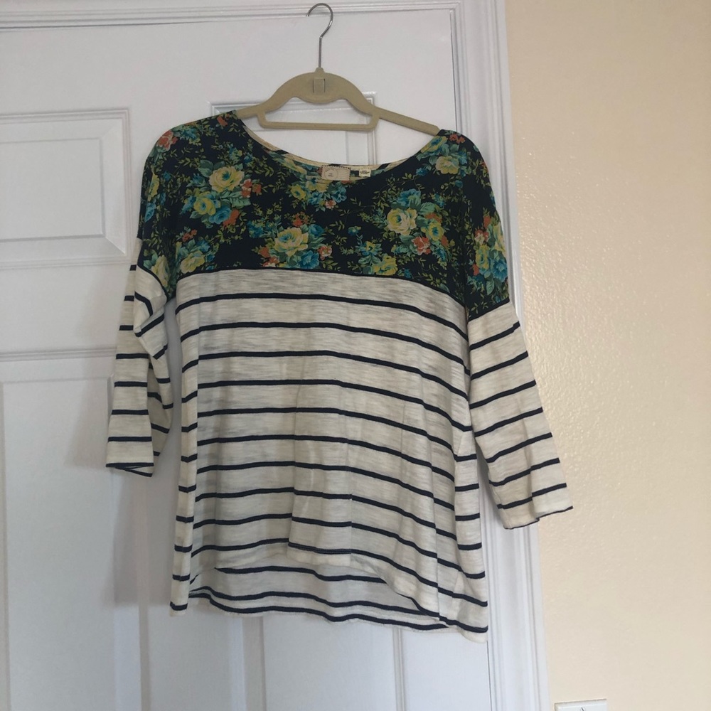Anthropologie 3/4 Sleeve Top